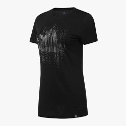 T-Shirt Manches Courtes Femme Reebok Gs Motion Dot Crew