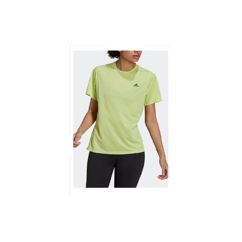 T-Shirt Manches Courtes Femme Adidas D2M Tee Solid