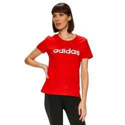 T-Shirt Manches Courtes Femme Adidas W E Lin Slim T