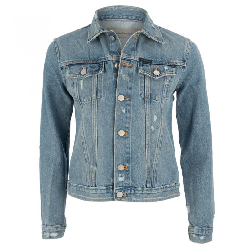 Veste En Jeans Femme Calvin Klein