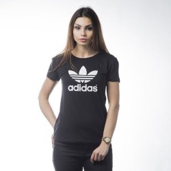 T-Shirt Manches Courtes Femme Adidas Trefoil Tee