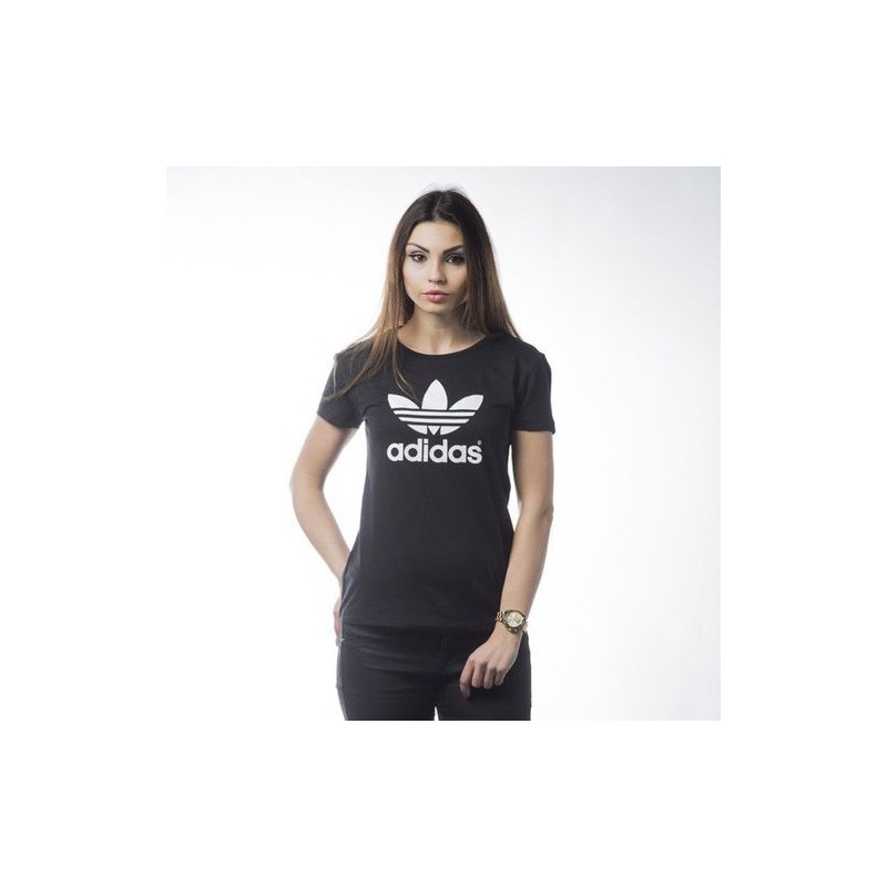 T-Shirt Manches Courtes Femme Adidas Trefoil Tee