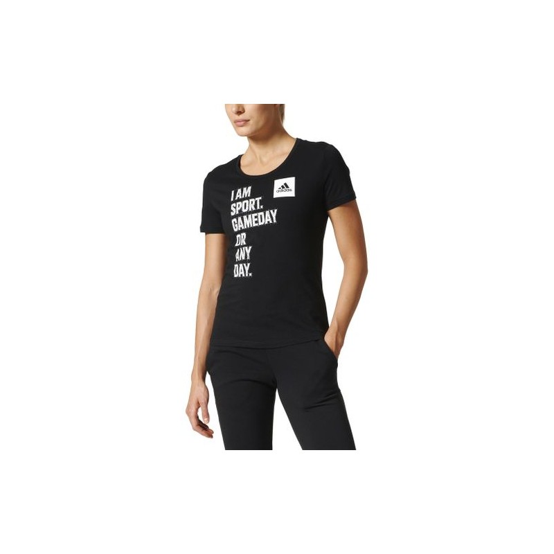 T-Shirt Manches Courtes Femme Adidas I Am Sport