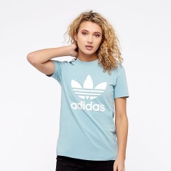 T-Shirt Manches Courtes Femme Adidas Trefoil Tee