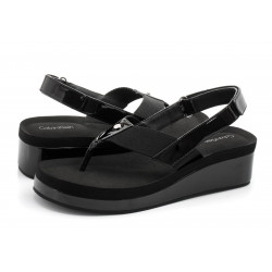 Sandale Femme Calvin Klein- E6697-BLK