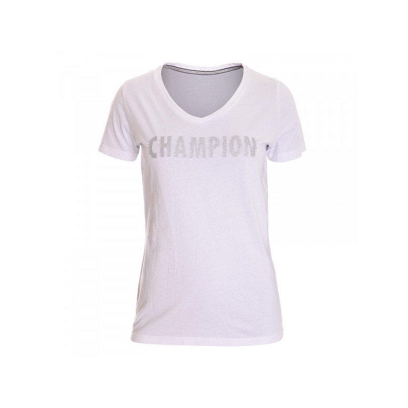 T-Shirt Femme Champion Authentic Lady Logo T-Shirt