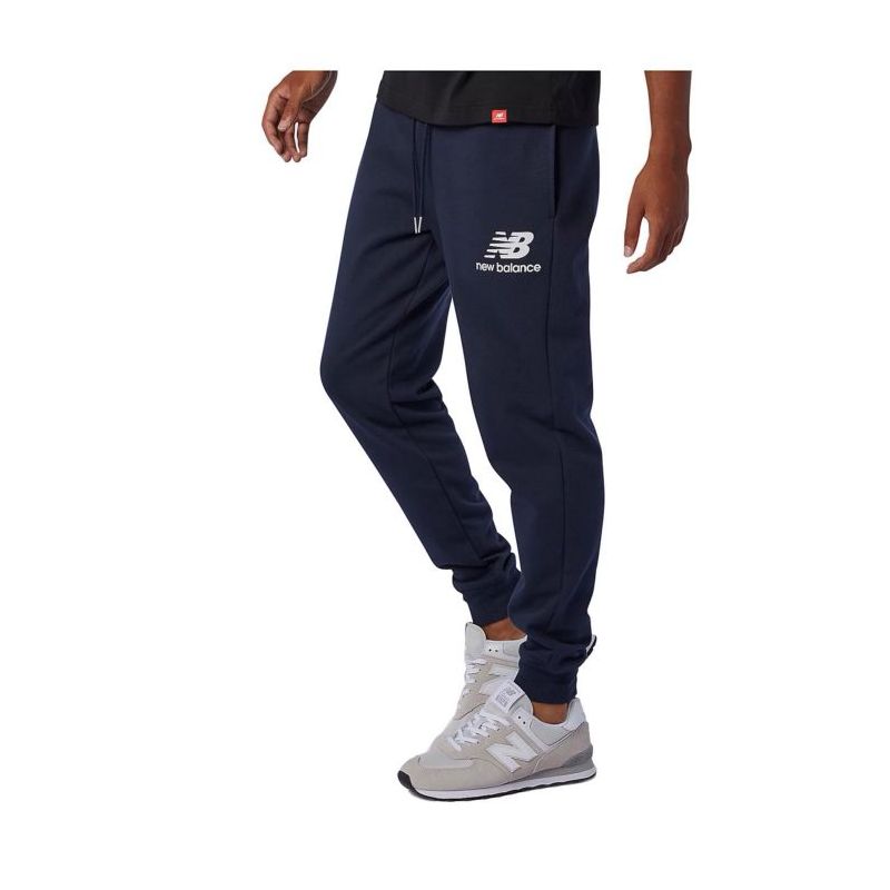 Pantalon Homme Newbalance Nb Essentials Stacked Logo Swe - MP03558ECL