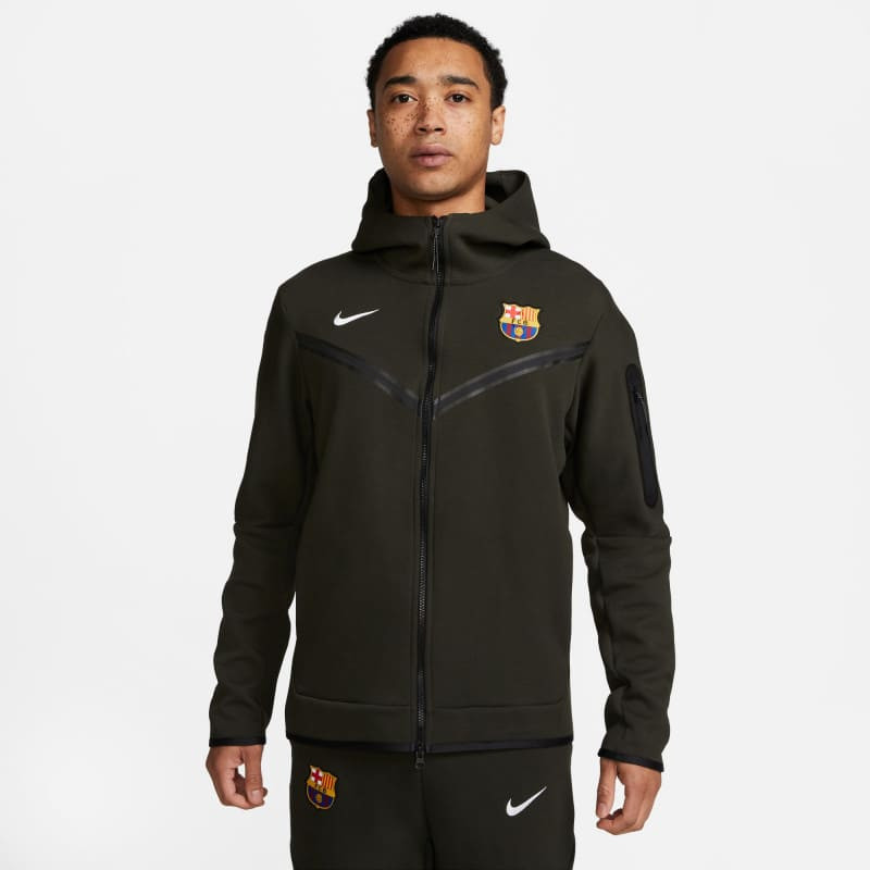 Sweat Homme Nike Fcb Mnsw Tch Flc Hoodie Fzwr