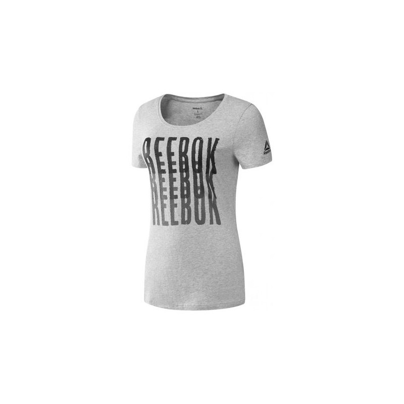 T-Shirt Manches Courtes Femme Reebok Echo Scoop