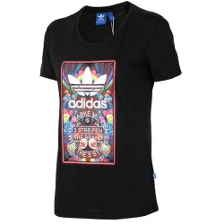 T-Shirt Manches Courtes Femme Adidas Bird Tl Tee