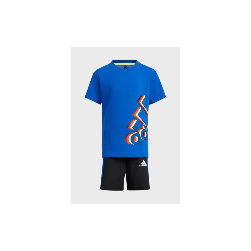 Ensemble Enfant Adidas Lk Logo Tee Set