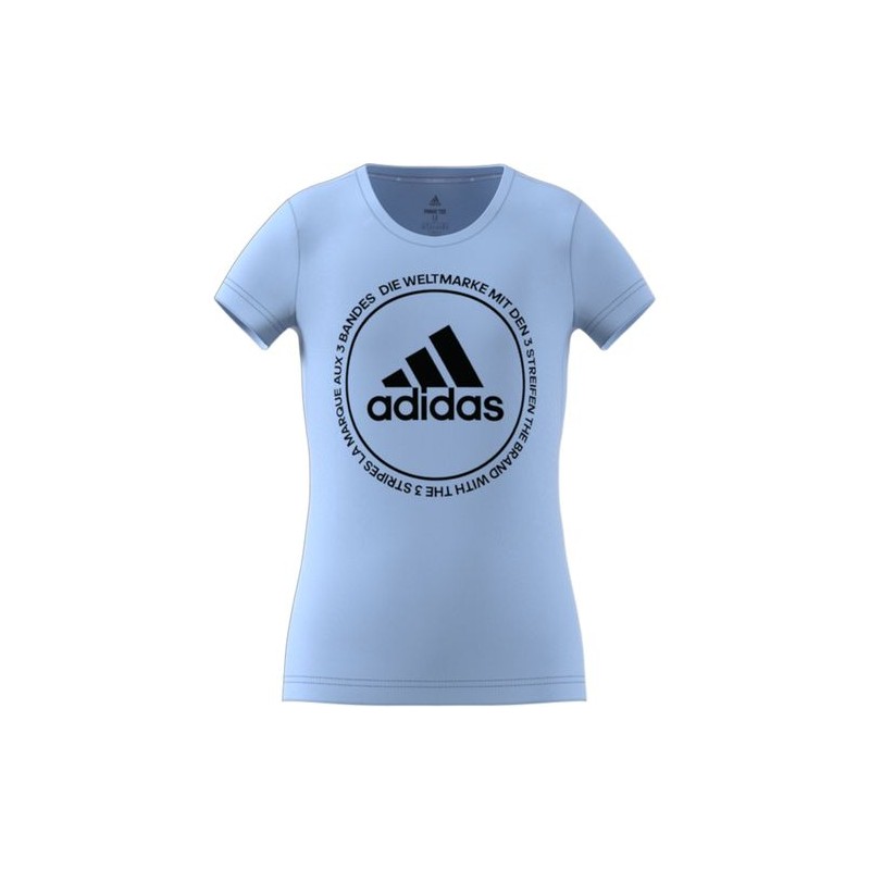 T-Shirt Manches Courtes Enfant Adidas Yg Tr Prime Tee