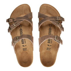 Mule Femme Birkenstock Franca Leoi Tabacco Brown