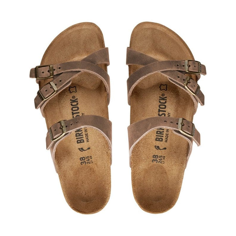 Mule Femme Birkenstock Franca Leoi Tabacco Brown