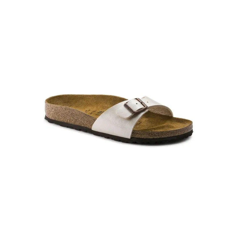 Mule Femme Birkenstock Madrid Bf Graceful Pearl White