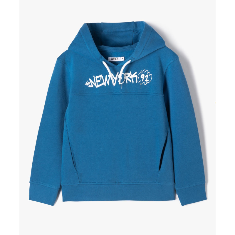 2322401 SWEAT BLEU Coton Coton