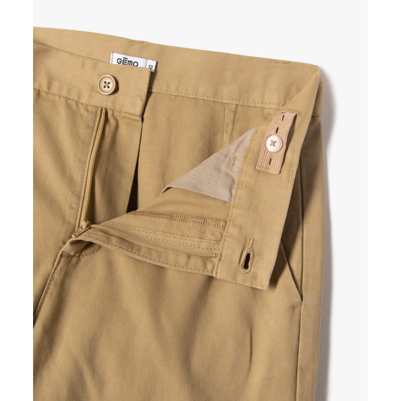 2365601 PANTALON BEIGE Coton Coton