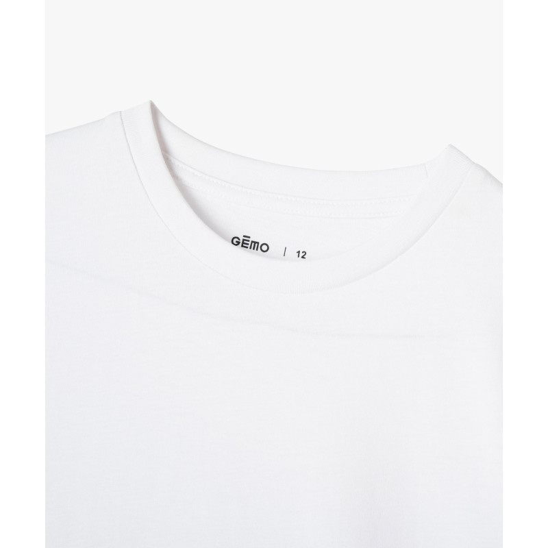 2376201 TEE-SHIRT BRIGHT WHITE 11 Coton