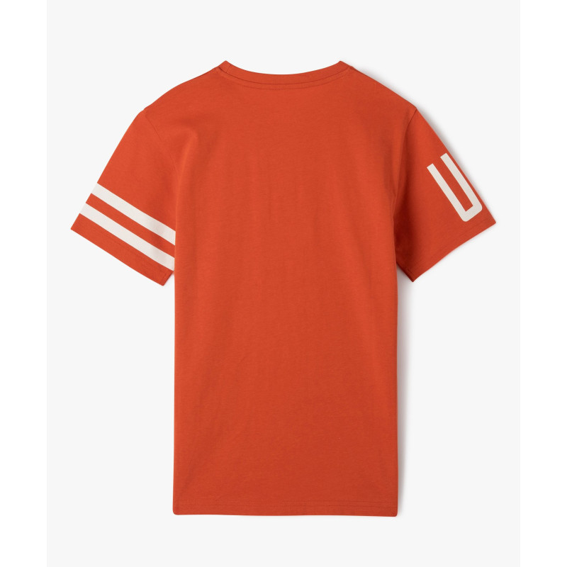 2382201 TEE-SHIRT ROUGE Coton