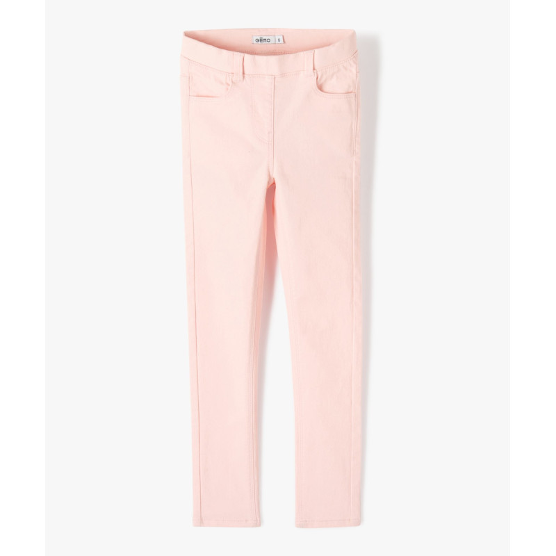 2402201 PANTALON ROSE POUDRE Coton