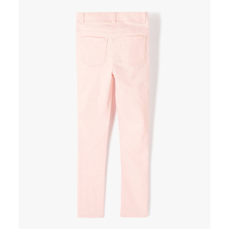 2402201 PANTALON ROSE POUDRE Coton