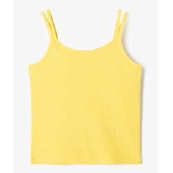 2427601 TEE-SHIRT JAUNE Coton