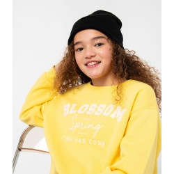 SWEAT JAUNE Coton