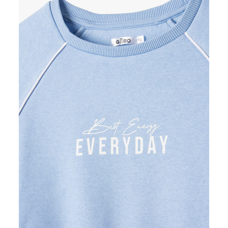 SWEAT BLEU Coton