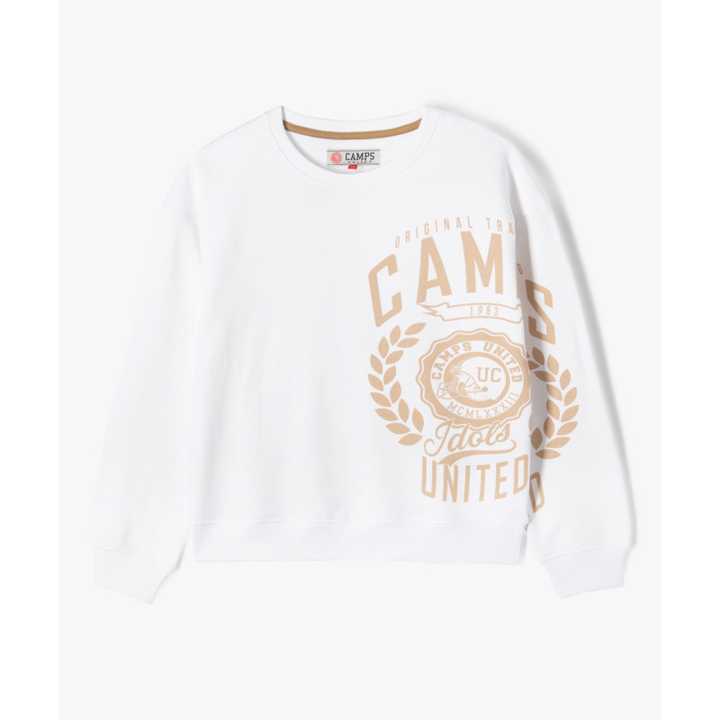 SWEAT BLANC Coton