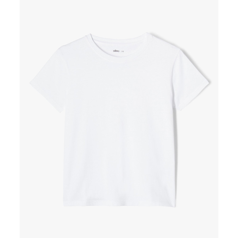 TEE-SHIRT BLANC Coton