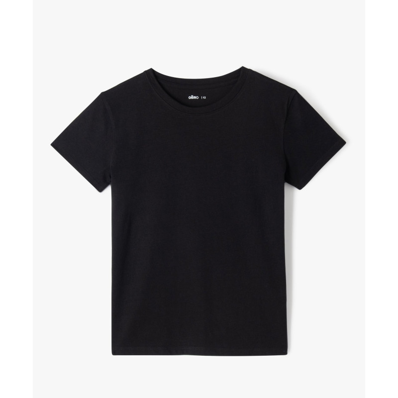 TEE-SHIRT NOIR Coton