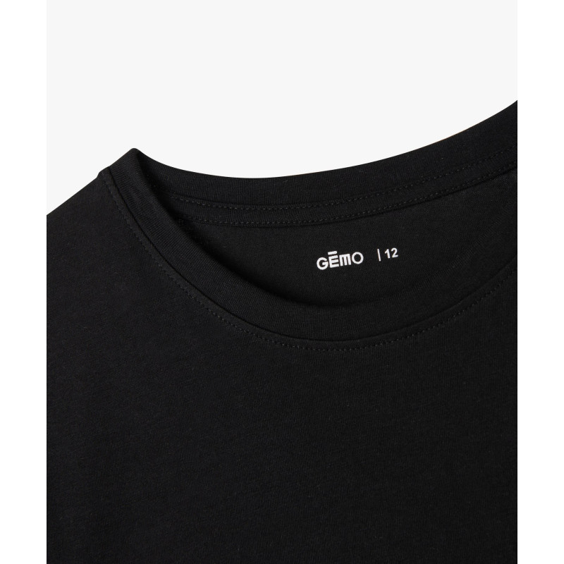 TEE-SHIRT NOIR Coton