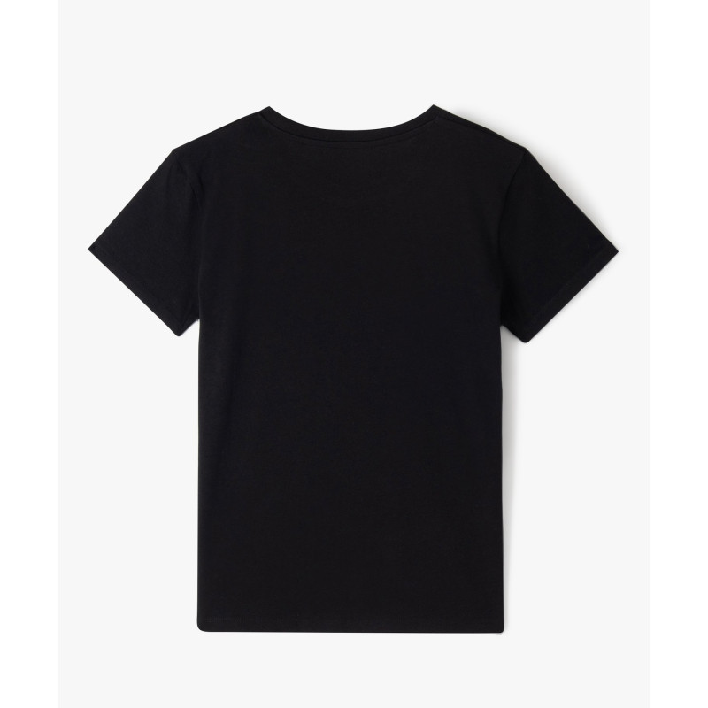 TEE-SHIRT NOIR Coton