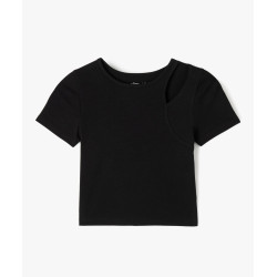 TEE-SHIRT NOIR Coton