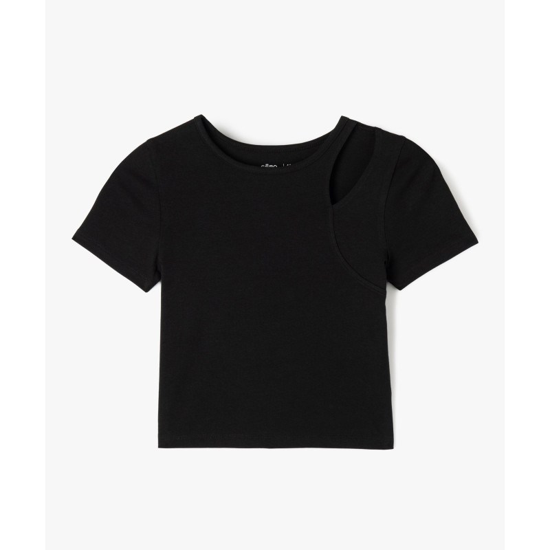 TEE-SHIRT NOIR Coton