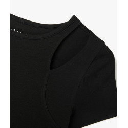 TEE-SHIRT NOIR Coton