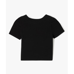 TEE-SHIRT NOIR Coton