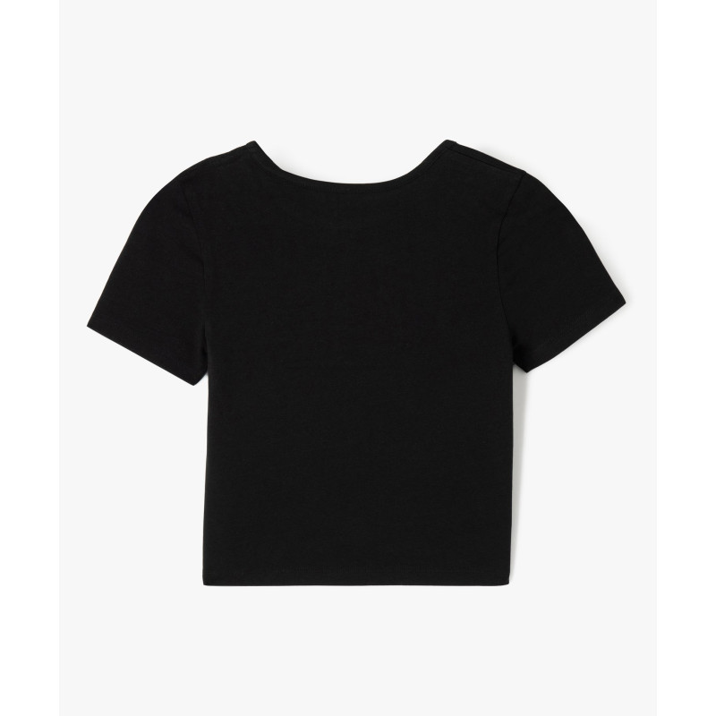 TEE-SHIRT NOIR Coton