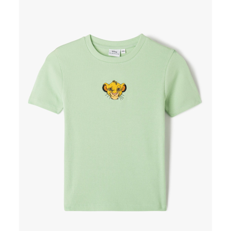 TEE-SHIRT VERT CLAIR Coton