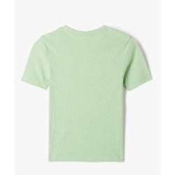 TEE-SHIRT VERT CLAIR Coton