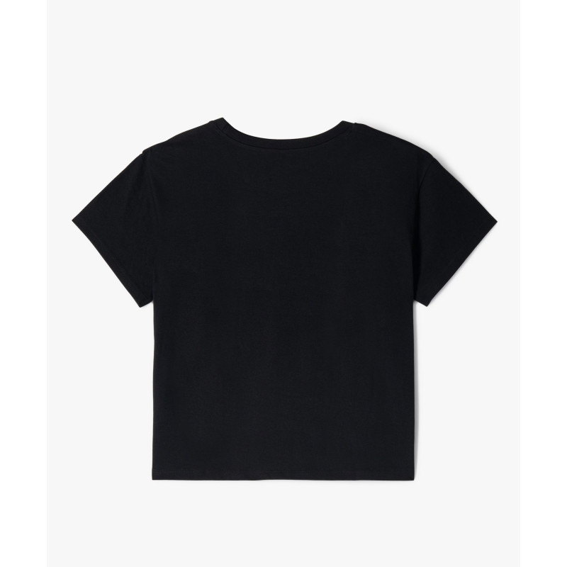 TEE-SHIRT NOIR Coton