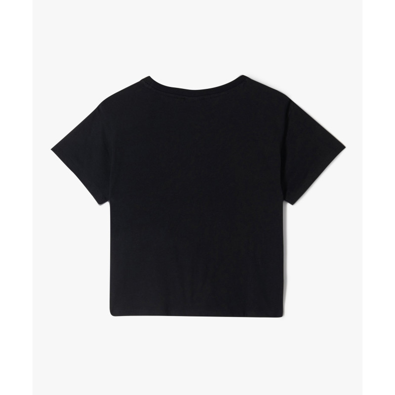 TEE-SHIRT NOIR Coton