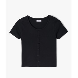 TEE-SHIRT NOIR Coton