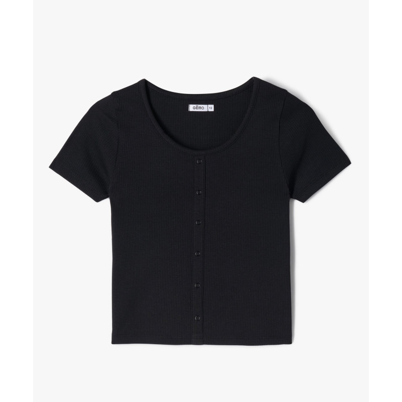 TEE-SHIRT NOIR Coton