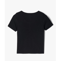 TEE-SHIRT NOIR Coton