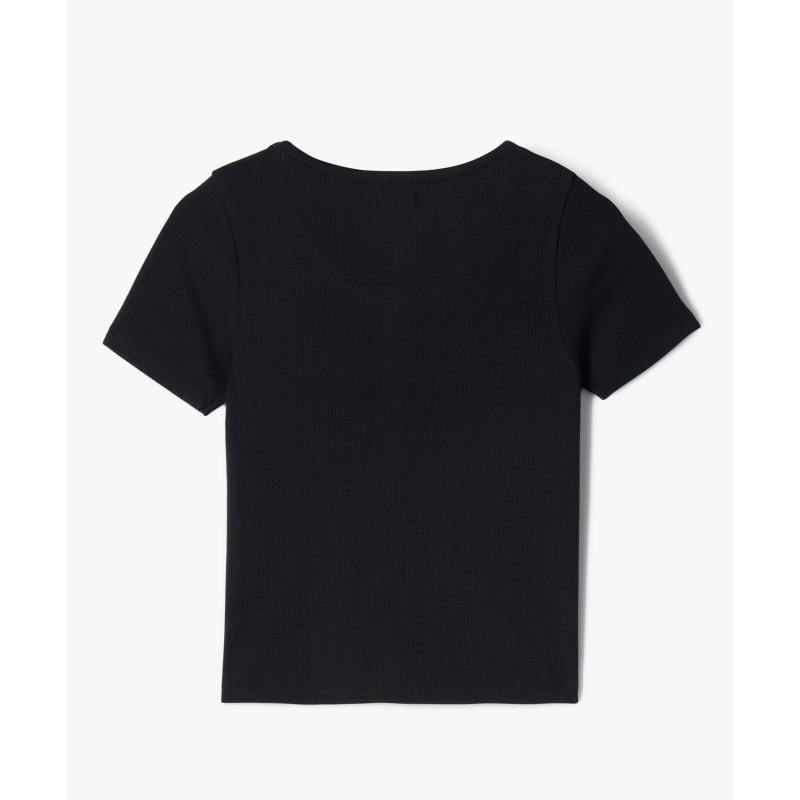 TEE-SHIRT NOIR Coton