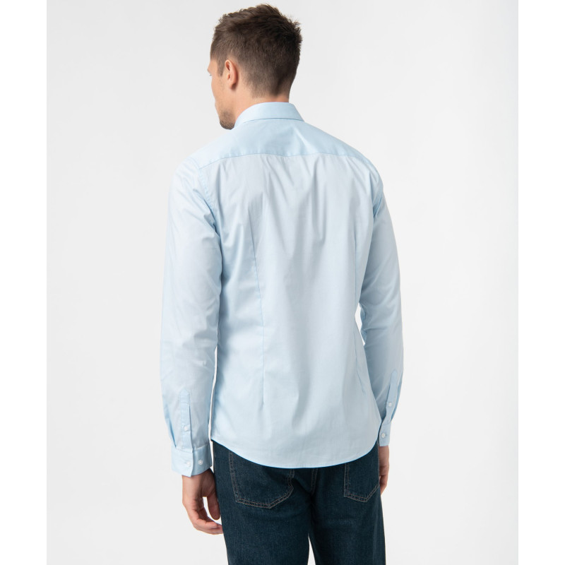 CHEMISE BLEU CIEL Coton