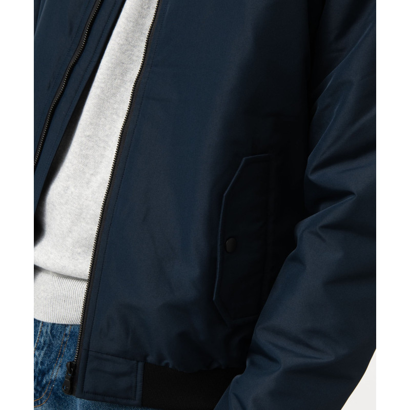 BLOUSON BLEU MARINE Polyester Polyester BLOUSON BLEU MARINE Polyester Polyester