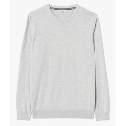 PULL GRIS CLAIR CHIN Coton