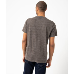 TEE-SHIRT GRIS FONCE Coton